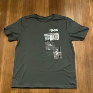 Gray NASA Graphic T-shirt